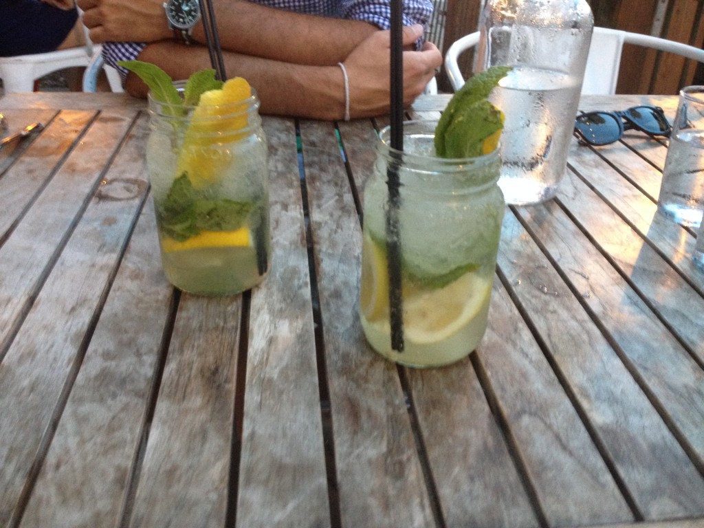 Matching summer drinks at Carriage House Chicago.