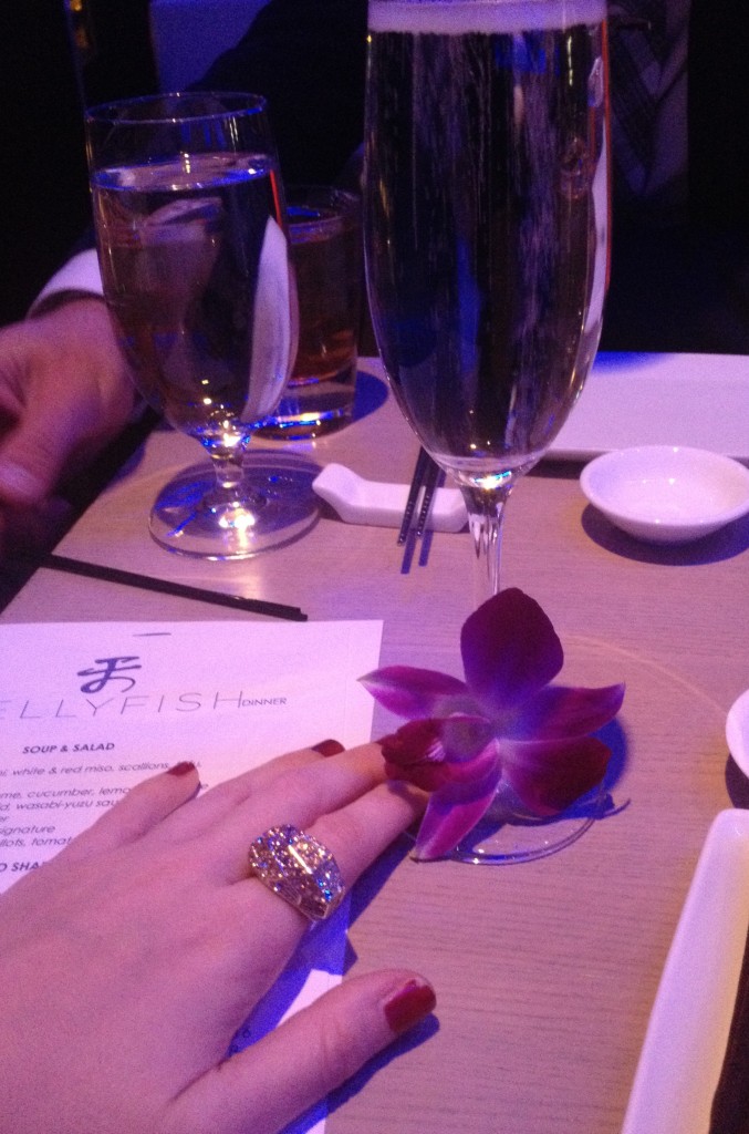 A little bling with my orchid.